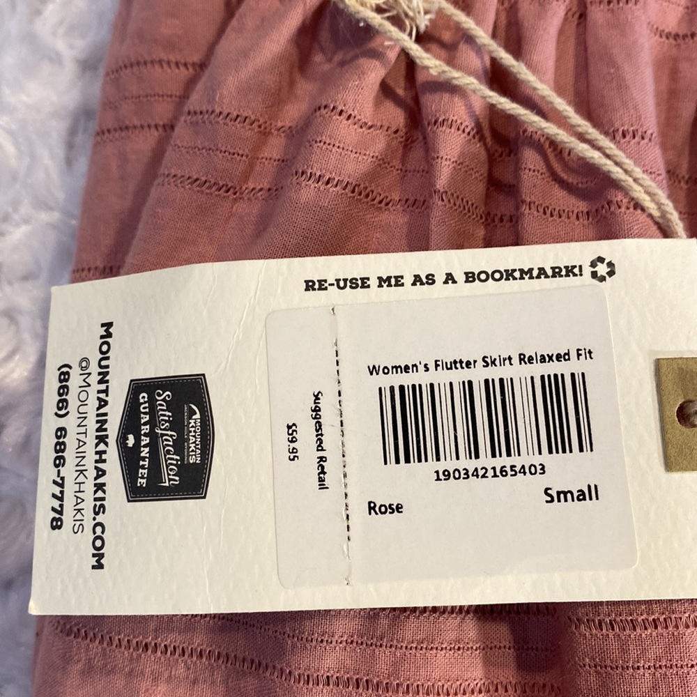 Mountain Khakis flutter cotton dobby skirt size s NWT perfect for spring - Picture 3 of 8